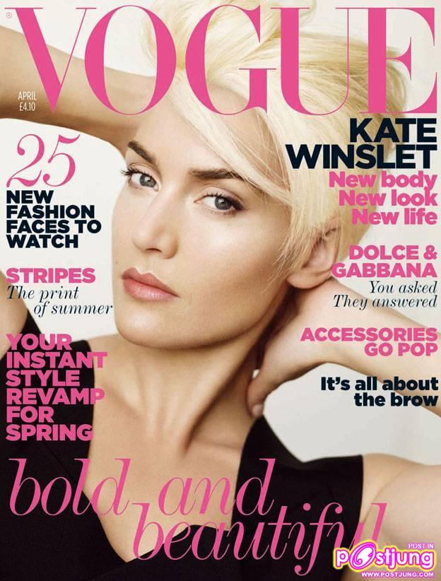 Kate Winslet @UK Vogue April 2011