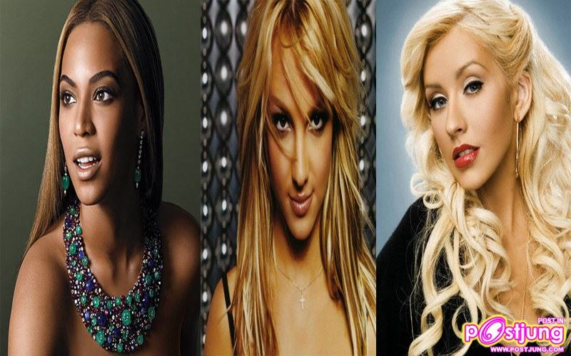 Beyonc&eacute;  Knowles , Britney Spears ,  Christina  Aguilera