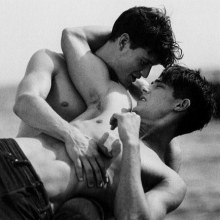 Danny Schwarz & Guy Robinson by Bruce Weber