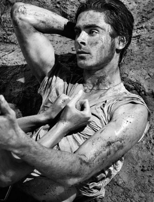 Dirty Zac Efron by Mikael Jansson in Interview Magazine