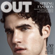 Darren Criss Covers on OUT Magazine March 2011