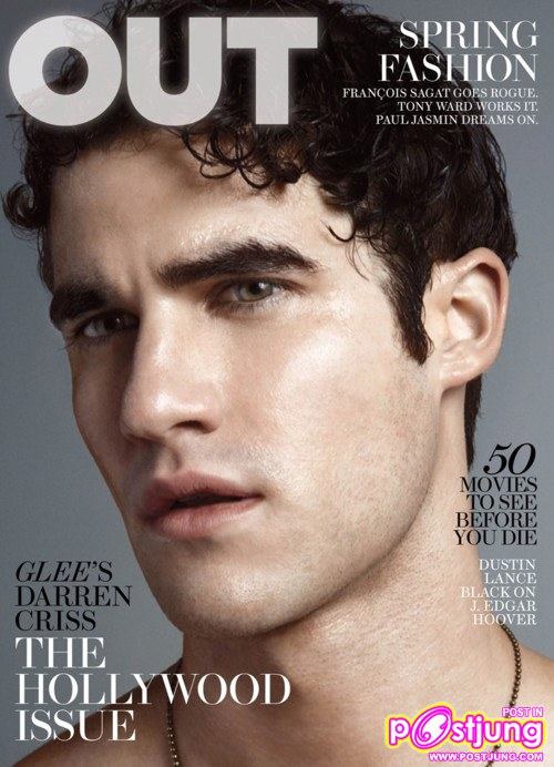 Darren Criss Covers on OUT Magazine March 2011