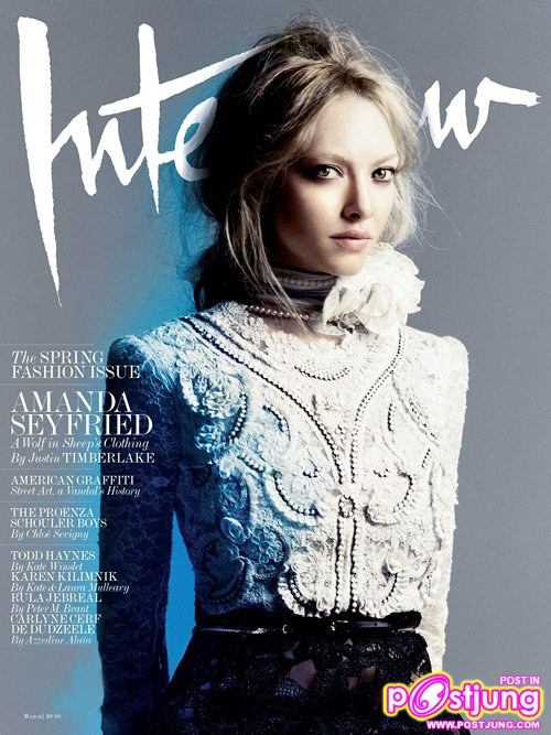 Amanda Seyfried @Interview Magazine March 2011