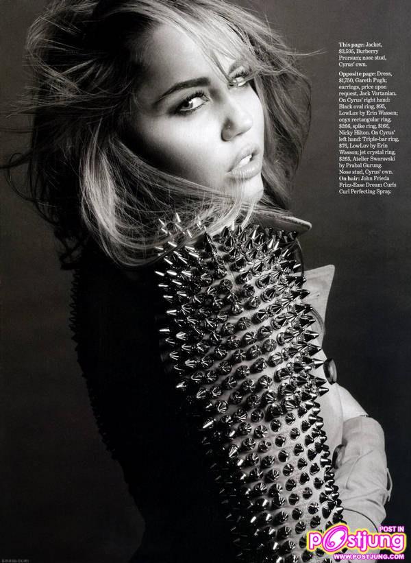 Miley Cyrus @MarieClaire US March 2011