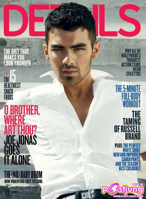 Joe Jonas Covers on 'Details' April 2011