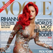 Rihanna [Living Out Loud] @ Vogue April 2011 issue