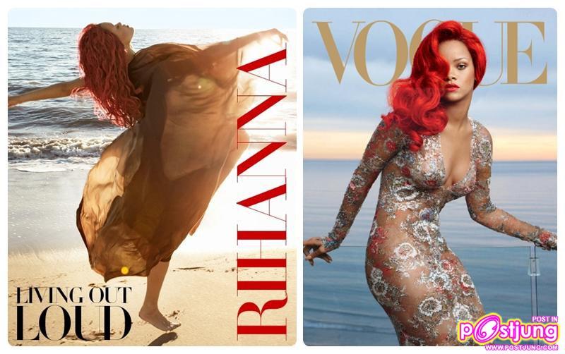 Rihanna [Living Out Loud] @ Vogue April 2011 issue