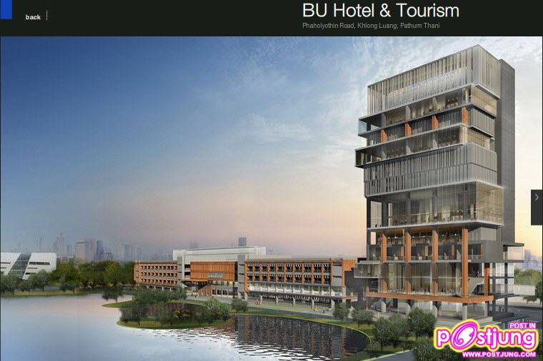 โรงแรม เพื่อเป็นการเรียนการสอนของภาควิชาการโรงแรม (กำลังก่อสร้าง)