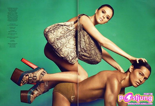 Borgy Manotoc & Georgina Wilson @Preview Mag.March 2011