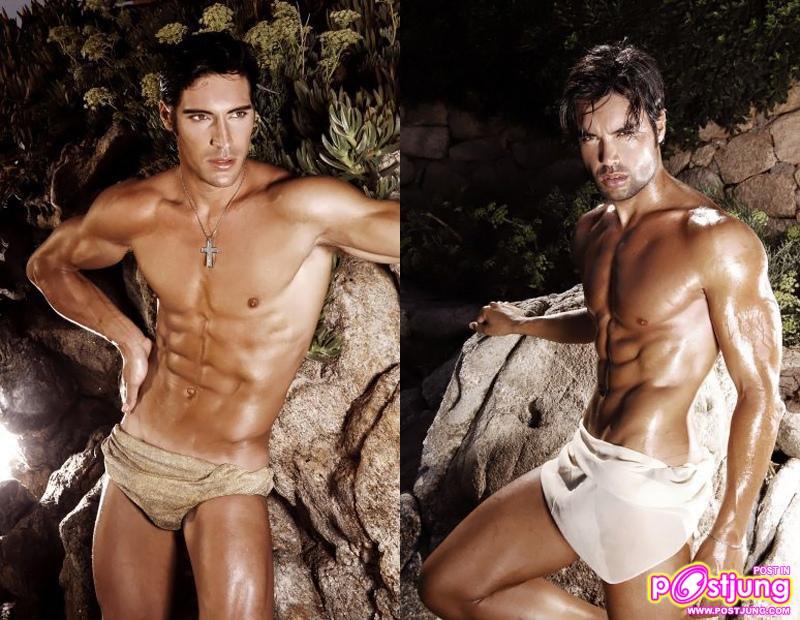 Male Models [Italy] shoot for Calendar Male-model 2011