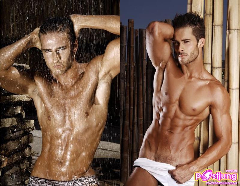 Male Models [Italy] shoot for Calendar Male-model 2011