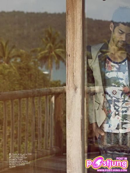 เอ๋-มณีรัตน์ คำอ้วน & Philipp Blatter @HONEYMOON+TRAVEL no.106 March 2011