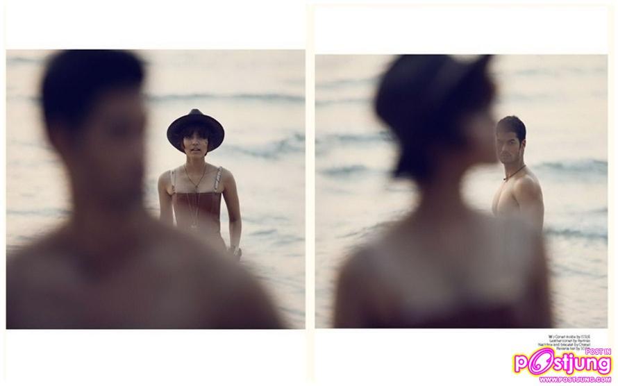 เอ๋-มณีรัตน์ คำอ้วน & Philipp Blatter @HONEYMOON+TRAVEL no.106 March 2011