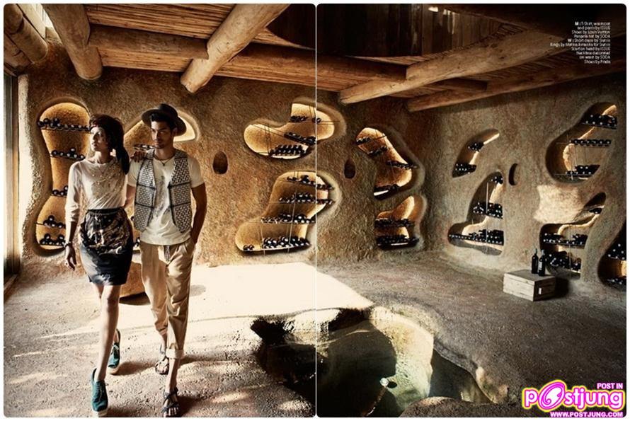 เอ๋-มณีรัตน์ คำอ้วน & Philipp Blatter @HONEYMOON+TRAVEL no.106 March 2011