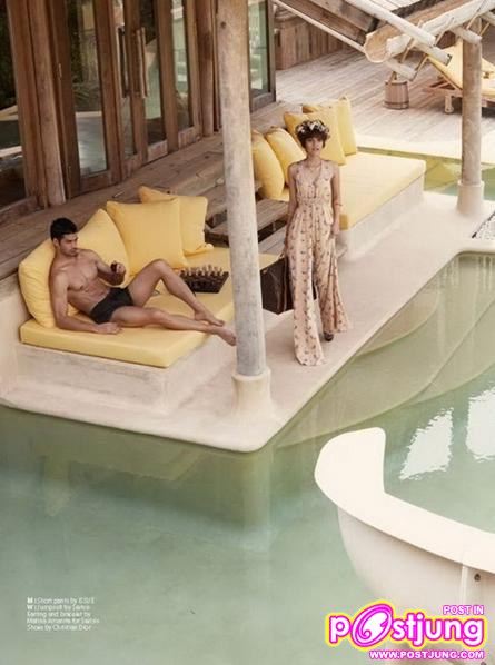 เอ๋-มณีรัตน์ คำอ้วน & Philipp Blatter @HONEYMOON+TRAVEL no.106 March 2011