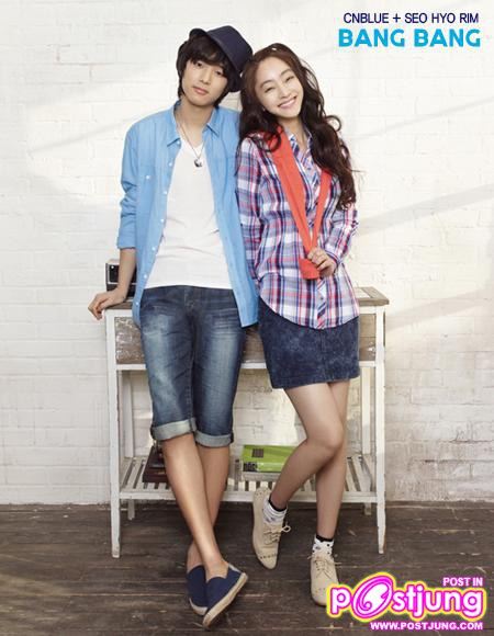 CN-Blue & Seo-Hyo-Rim @Bang Bang Spring 2011 Catalogue