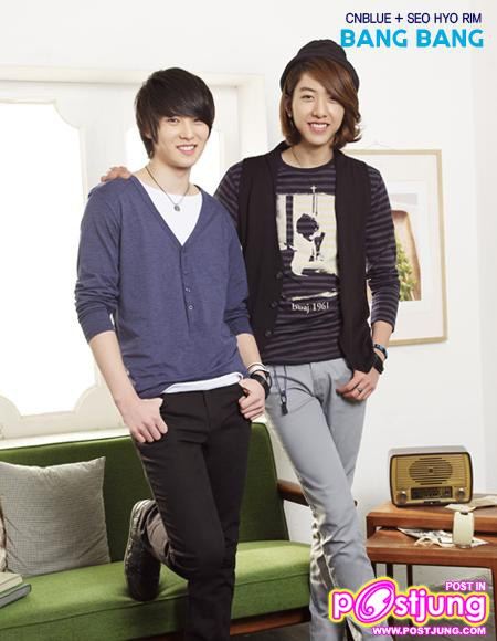 CN-Blue & Seo-Hyo-Rim @Bang Bang Spring 2011 Catalogue