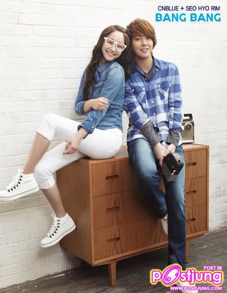 CN-Blue & Seo-Hyo-Rim @Bang Bang Spring 2011 Catalogue