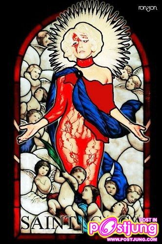 lady gaga & การ์ตูนกราฟฟิกค้ะและซิมจ้า