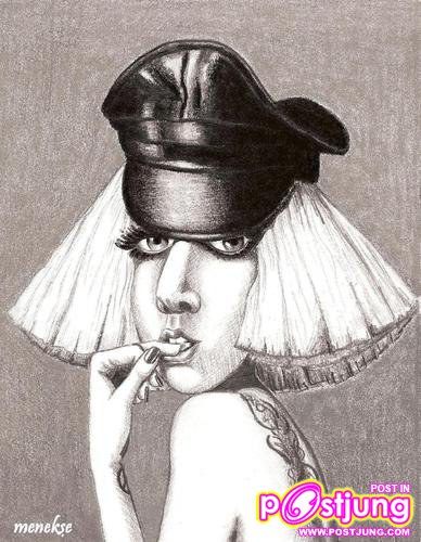 lady gaga & การ์ตูนกราฟฟิกค้ะและซิมจ้า