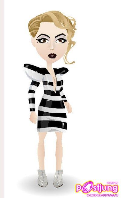 lady gaga & การ์ตูนกราฟฟิกค้ะและซิมจ้า