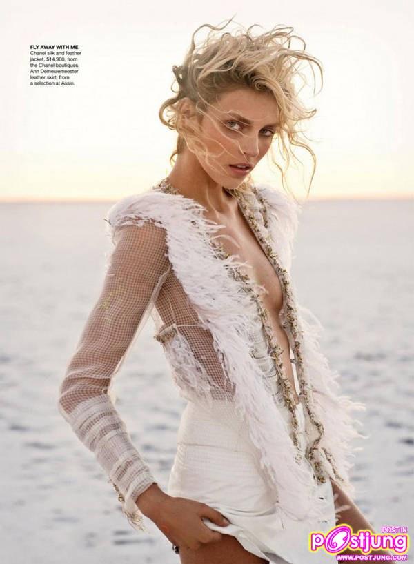 Anja Rubik @Vogue Australia April 2011