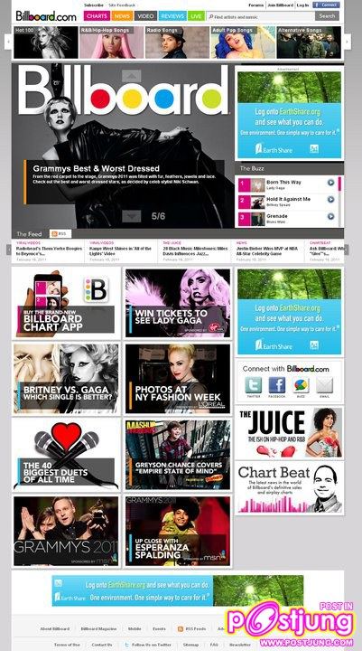 lady gaga & BB HOT 100
