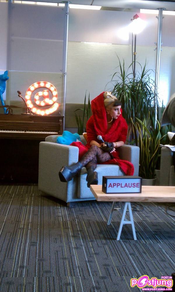 lady gaga & ไปสำนัหงานทวิตเตอร์ที่SanFrancisco