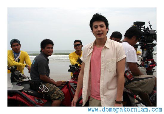 โดม เบื้องหลังถ่ายโฆษณายาสีฟัน..