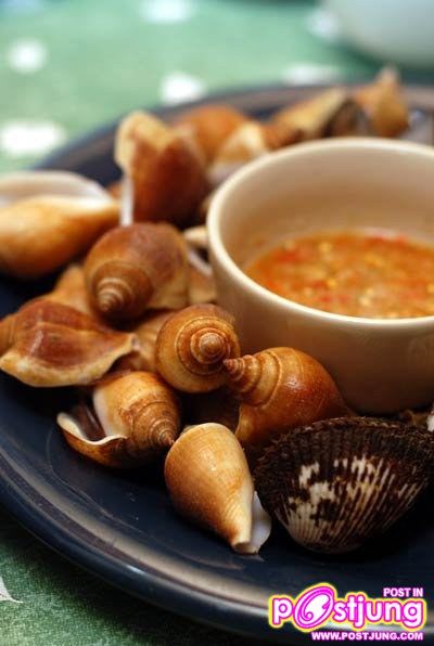 หอยชักตีน อาหารขึ้นชื่อของจังหวัดกระบี่?