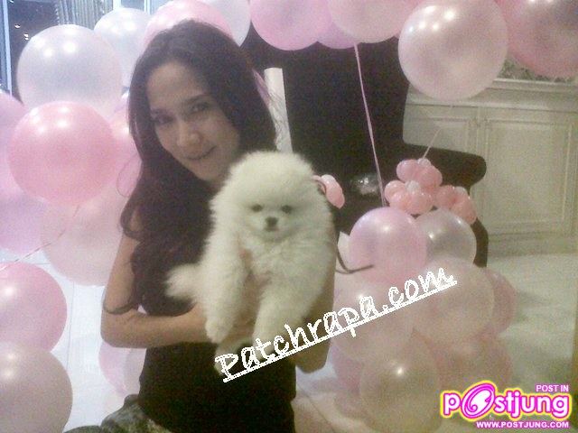 อั้มกับน้องหมา