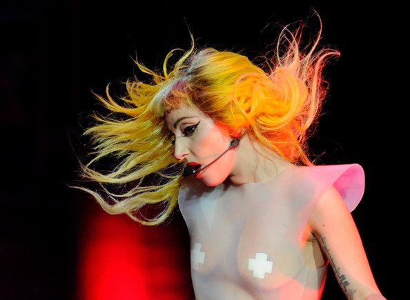 lady gaga & Perform At The MGM Grand Garden Arena.