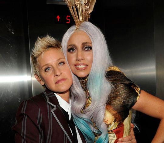 lady gaga & birthday and ellen