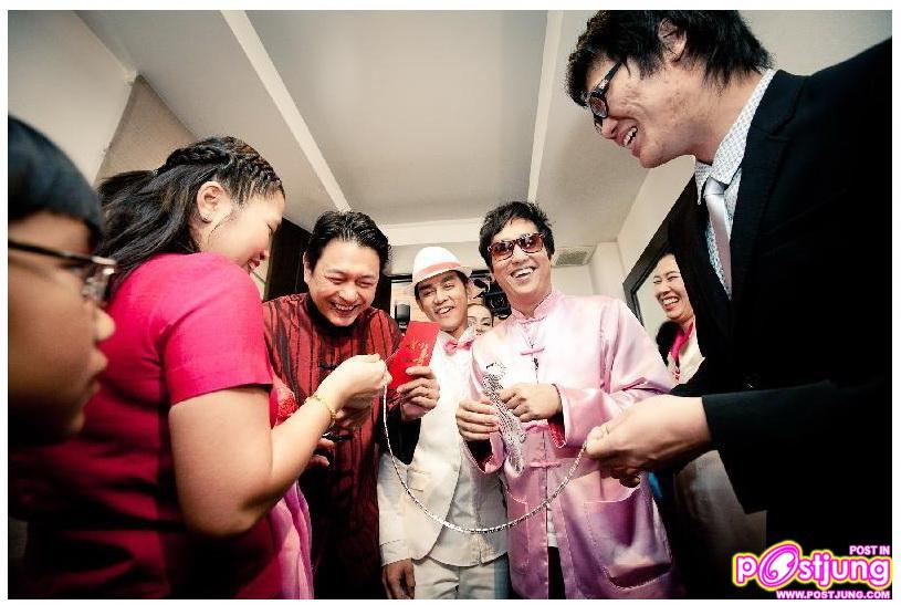 "มอส"แห่ขันหมากขอ"เกม"ถึงชลบุรี ดาราร่วมงานในบรรยากาศไชนาทาวน์