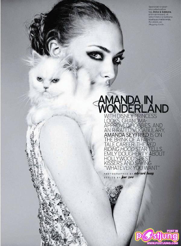 Amanda Seyfried @Elle [us] April 2011