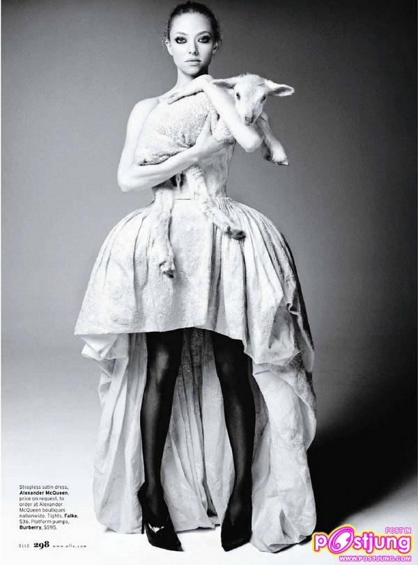 Amanda Seyfried @Elle [us] April 2011