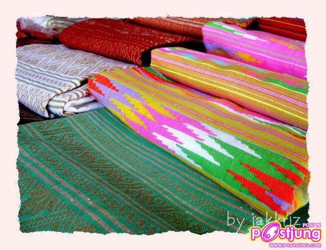 ผ้าทอที่ชุมชนไทใหญ่