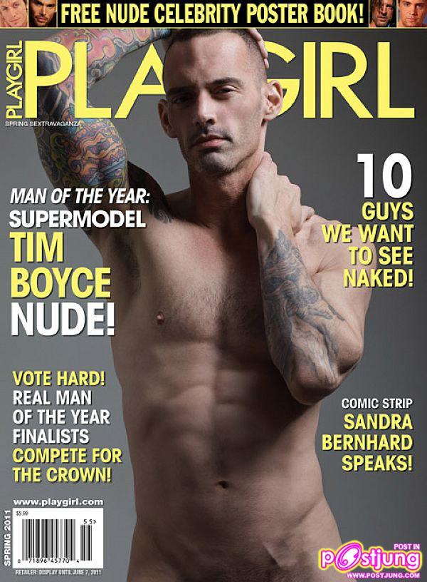 Tim Boyce @PlayGirl Magazine Spring 2011 issue