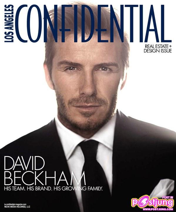 David Beckham @Los Angeles Confidential mag.