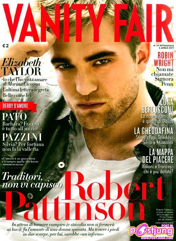 Robert Pattinson @Vanity Fair Italia April 2011