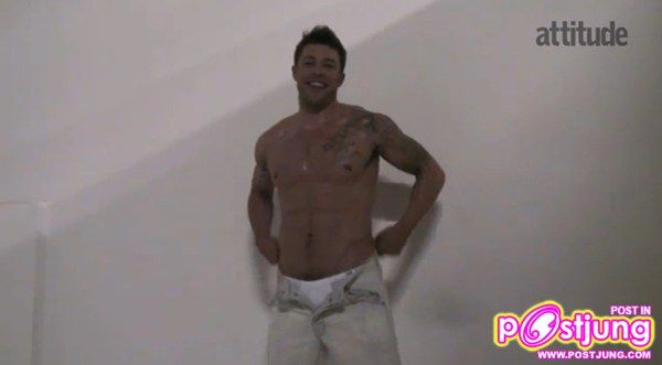 Blue.. naked on Attitude uk magazine!  April 2011