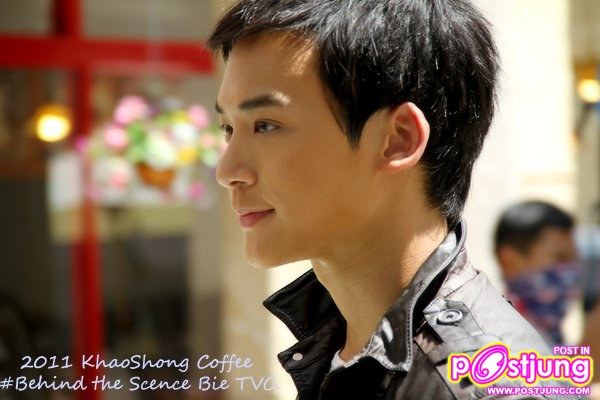 บี้ เดอะสตาร์ เบี้องหลังถ่ายโฆษณากาแฟเขาช่อง