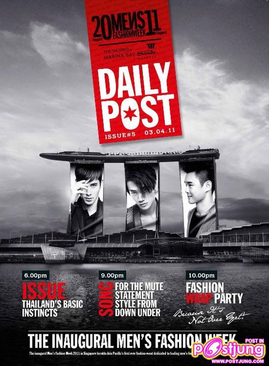 อั๊ต-อัษฎา @Singapore:Men's Fashion Week 2011 [Brand-ATZU]