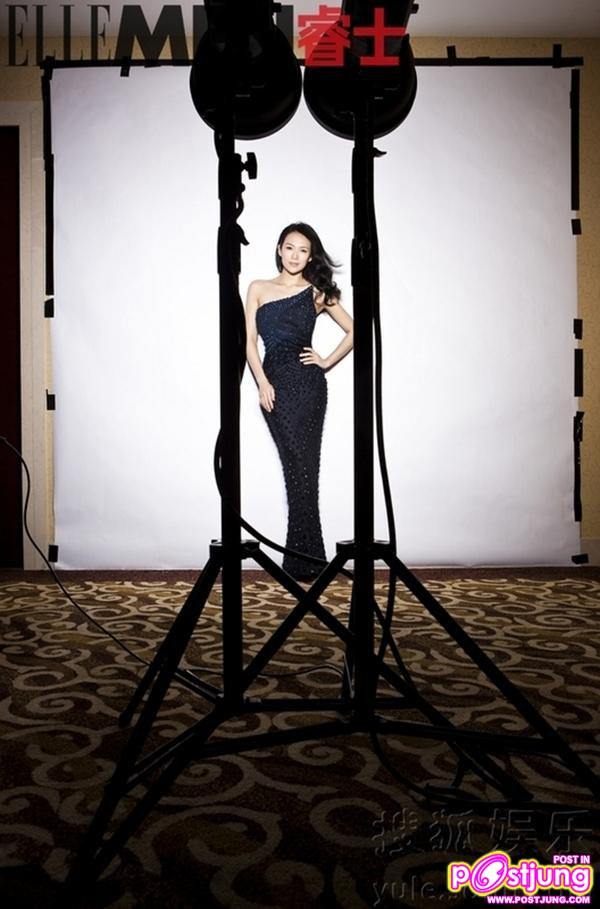 Aaron Kwok & Zhang Ziyi @ELLE Men (Chinese) magazine April 2011