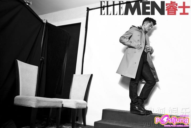 Aaron Kwok & Zhang Ziyi @ELLE Men (Chinese) magazine April 2011