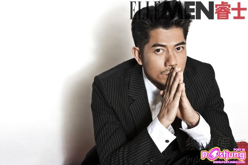 Aaron Kwok & Zhang Ziyi @ELLE Men (Chinese) magazine April 2011