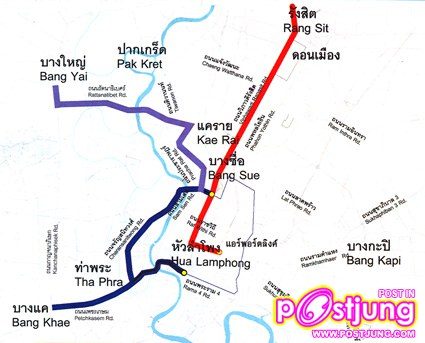 เส้นทางรถไฟฟ้าในกรุงเทพฯ และ นนทุบรี