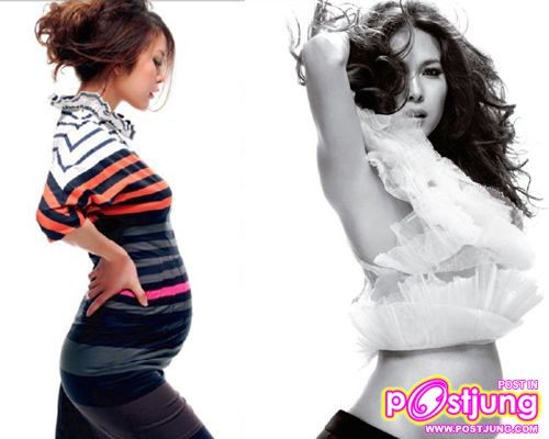 คุณแม่มือใหม่ พอลล่า อุ้มท้อง 6 เดือน