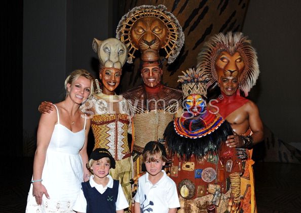 BritneyพาลูกๆมาดูละครเพลงTHE LION KING ที่ Mandalay Bay LAS VEGAS.