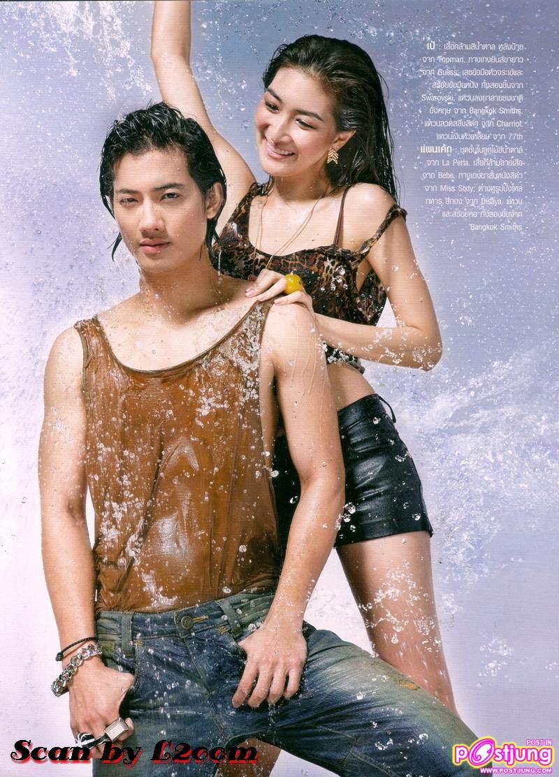 ชุ่มฉ่ำรับสงกรานต์ กับ แพนเค้ก & เป้-อารักษ์ @Cosmopolitan Thailand no.169 April 2011